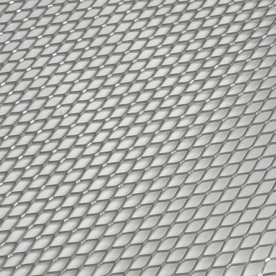 গুণমান  Decorative Diamond Grating Panels Self Furred Lath Slim Profile Ventilated Sunshade Design কারখানা