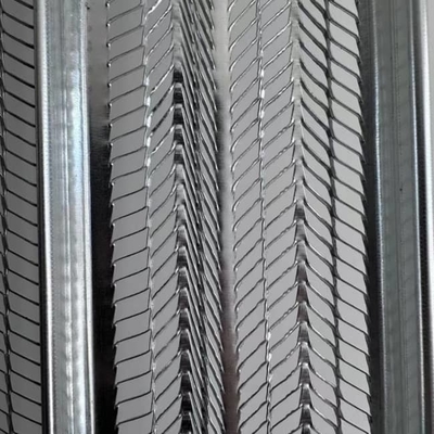 Galvanized High Rib Lath 0.5mm Thickness Zinc Coated Panel Hi Rib Mesh