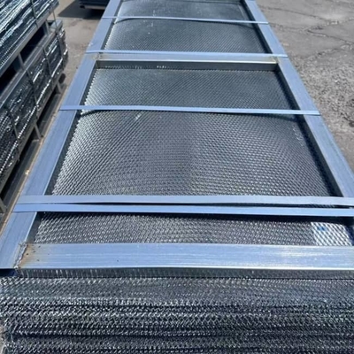Flexible Diamond Metal Lath For Curved Surface Plastering 0.35mm 0.5mm 0.638mm Standard Thickness