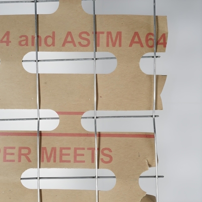 Astm C847 Code Compliant Welded Wire Lath With Kraft Paper Backing For Stucco Systems