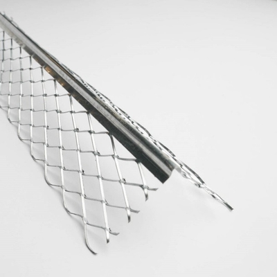 90° angle  Stucco Wall Expanded Corner Bead With Strong Corner Reinforcement Stucco Edge Bead