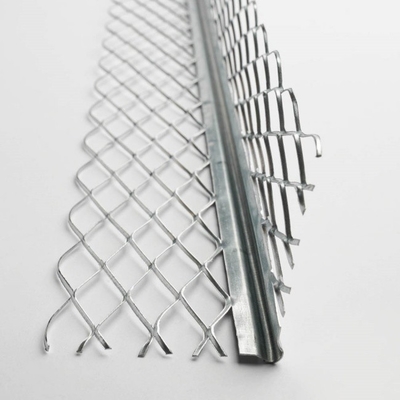 Precision Stamped Diamond Pattern Stucco Metal Corner Bead With Consistent 90 Degree Angle
