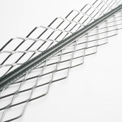 Electro Galvanized Expanded Corner Bead With 0.8mm Gauge Thickness