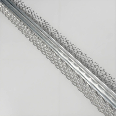 Diamond Mesh Expanded Corner Bead With Improved Plaster Bond 0.35mm-0.65mm Standard Thickness